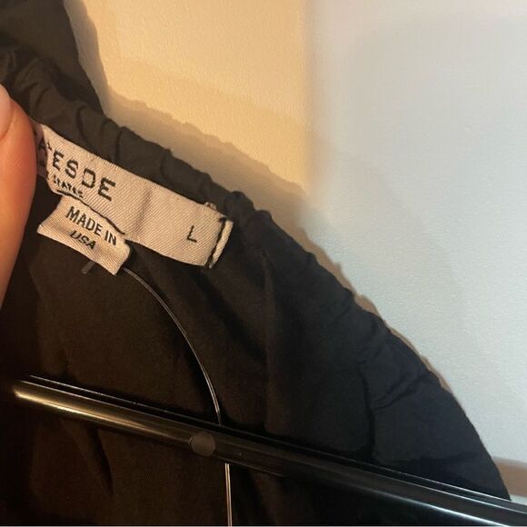 NWT Anthropologie Stateside Black Dress - Size L - Picture 7 of 7